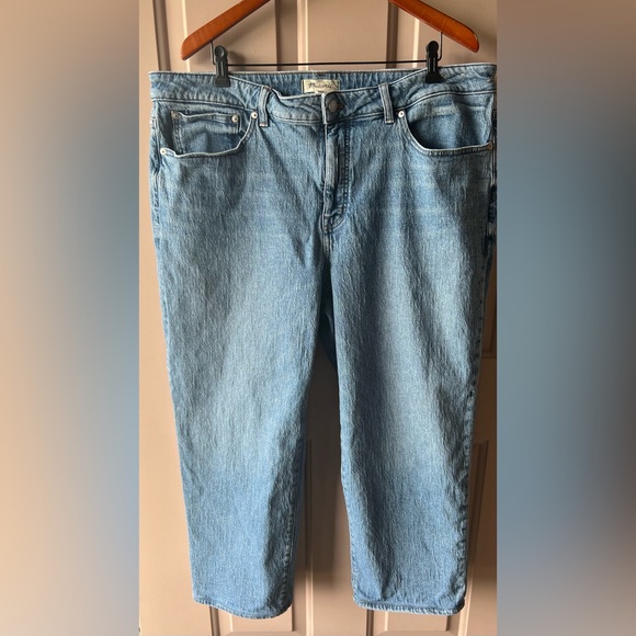 Madewell Women's Rondell Wash? Curvy 90s Straight Denim Jeans EUC 20W #1824 - Picture 5 of 11